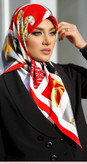روسری زنانه مجلسی ابریشم توییل قواره 100
