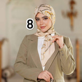 روسری زنانه مجلسی ابریشم توییل قواره 100