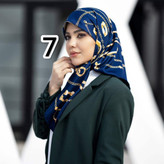 روسری زنانه مجلسی ابریشم توییل قواره 100