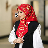 روسری زنانه مجلسی ابریشم توییل قواره 100