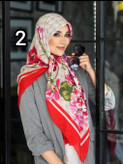 روسری زنانه نخی وال ترک قواره ۱۴۰