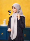 روسری زنانه نخی ژاکارد قواره 140دور دست دوز طرح لوزی