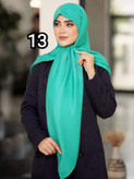 روسری زنانه نخی ژاکارد قواره 140دور دست دوز طرح لوزی