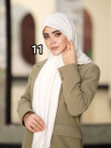 روسری زنانه نخی ژاکارد قواره 140دور دست دوز طرح لوزی