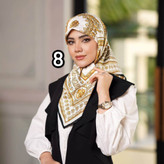 روسری زنانه مجلسی ابریشم توییل قواره 100