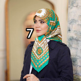 روسری زنانه مجلسی ابریشم توییل قواره 100
