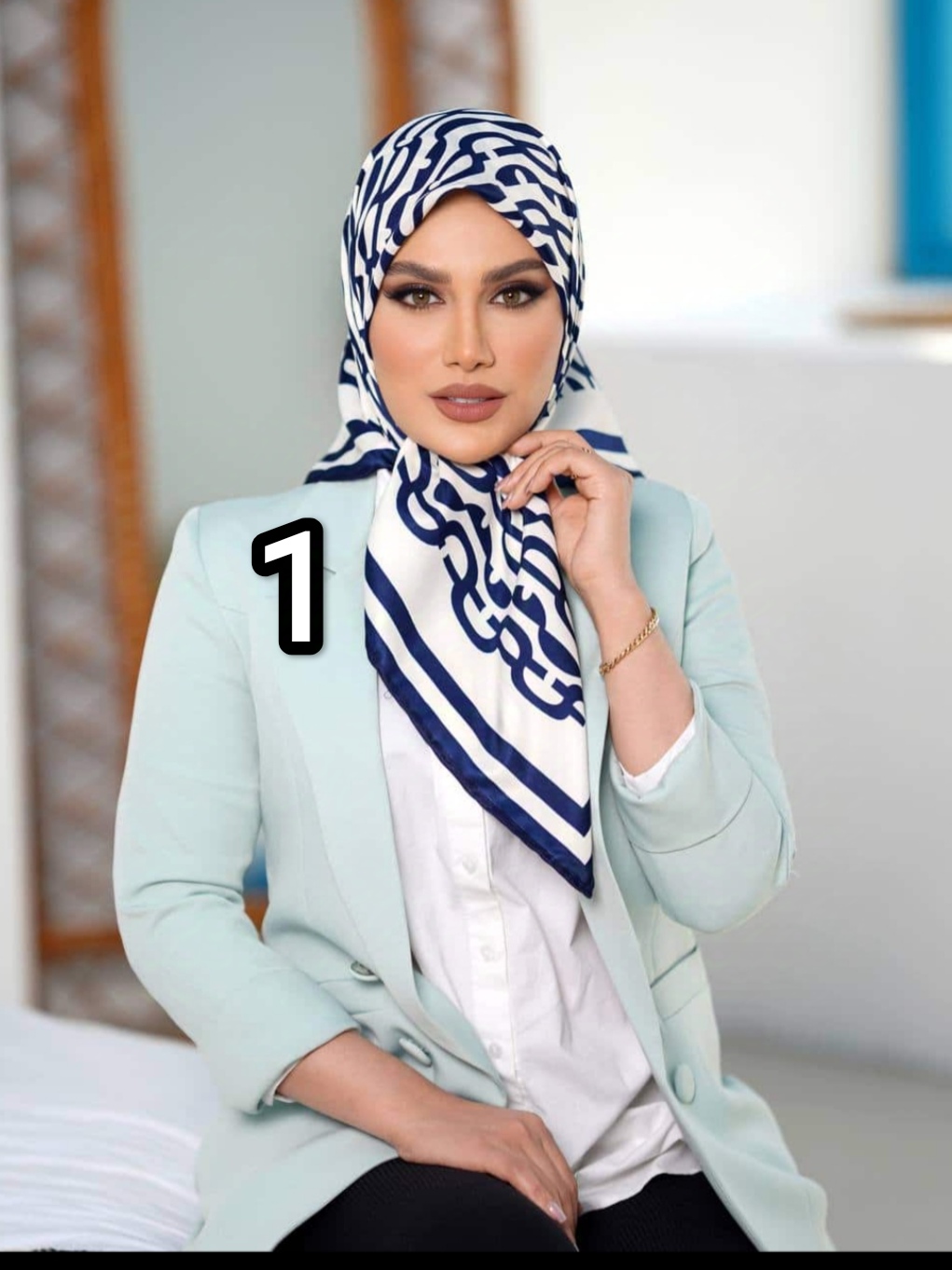 روسری زنانه مجلسی ابریشم توییل قواره 100