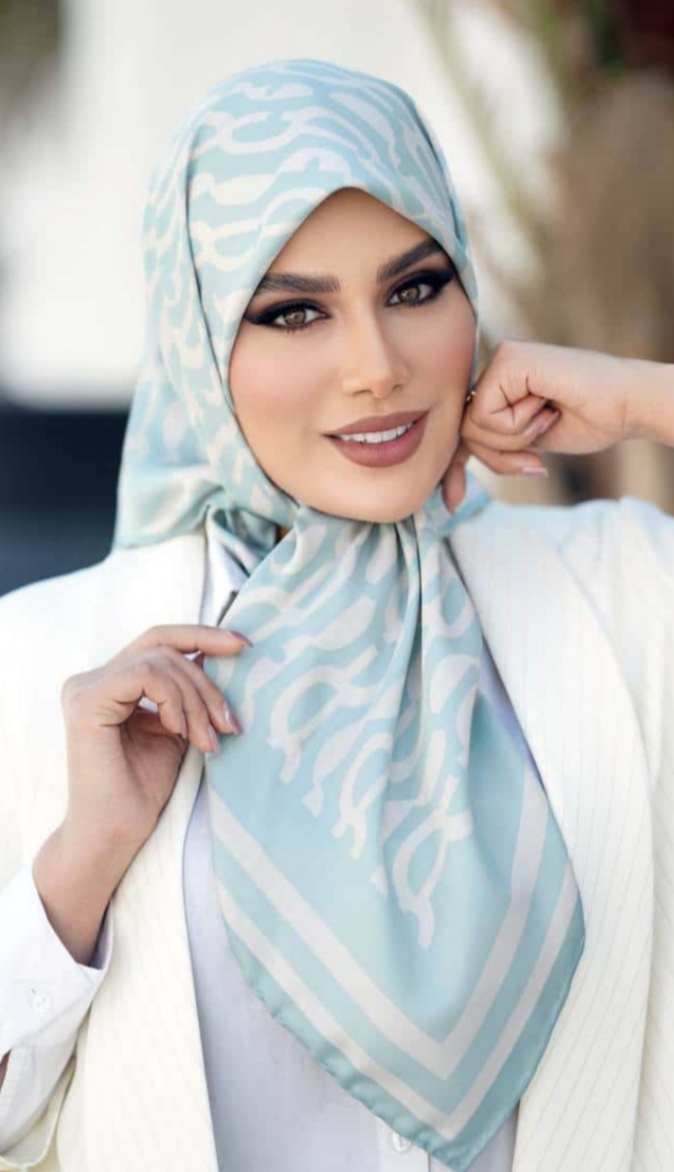 روسری زنانه مجلسی ابریشم توییل قواره 100 زدگی دار❌❌❌❌