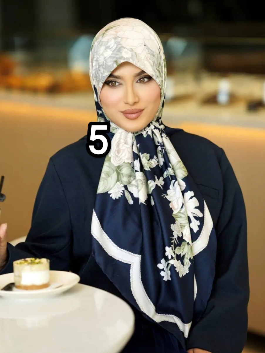 روسری زنانه مجلسی ابریشم ژاکارد قواره 140