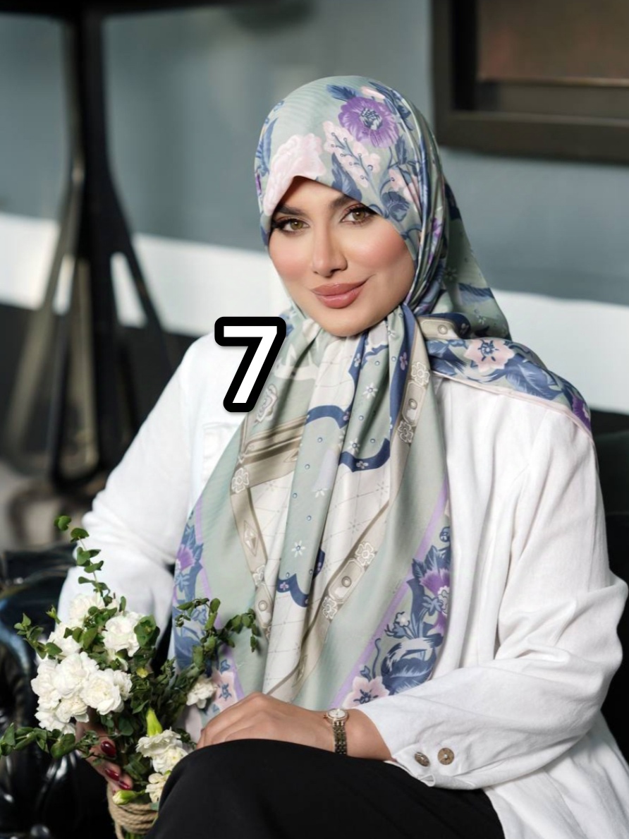 روسری مجلسی زنانه ابریشم ژاکارد قواره 140