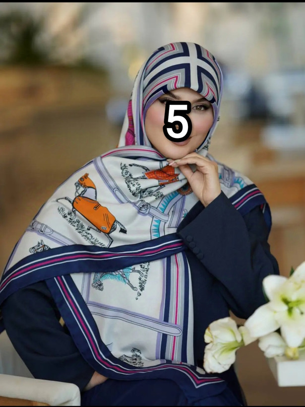 روسری زنانه نخی کشمیره چهار فصل قواره ۱۴۰