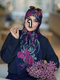 روسری زنانه نخی وال ترک قواره حدود 125