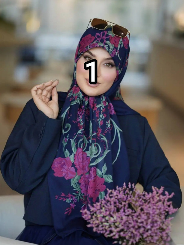 روسری زنانه نخی وال ترک قواره حدود 125
