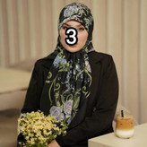 روسری زنانه نخی وال ترک قواره حدود 125