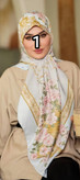 روسری زنانه مجلسی ابریشم توییل قواره 140