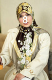 روسری زنانه مجلسی ابریشم توییل قواره 140