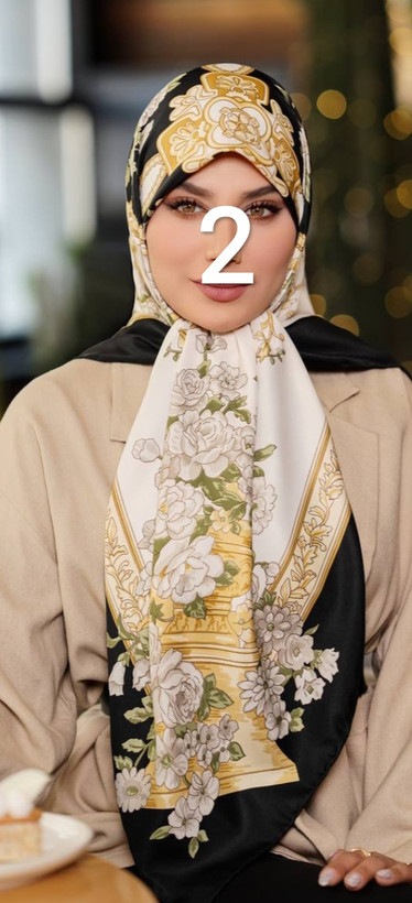 روسری زنانه مجلسی ابریشم توییل قواره 140