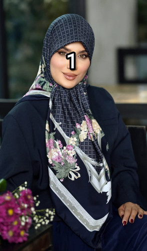 روسری زنانه مجلسی ابریشم توییل قواره 140