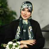 روسری نخ کتان تابستان زنانه قواره حدود ۱۴۰
