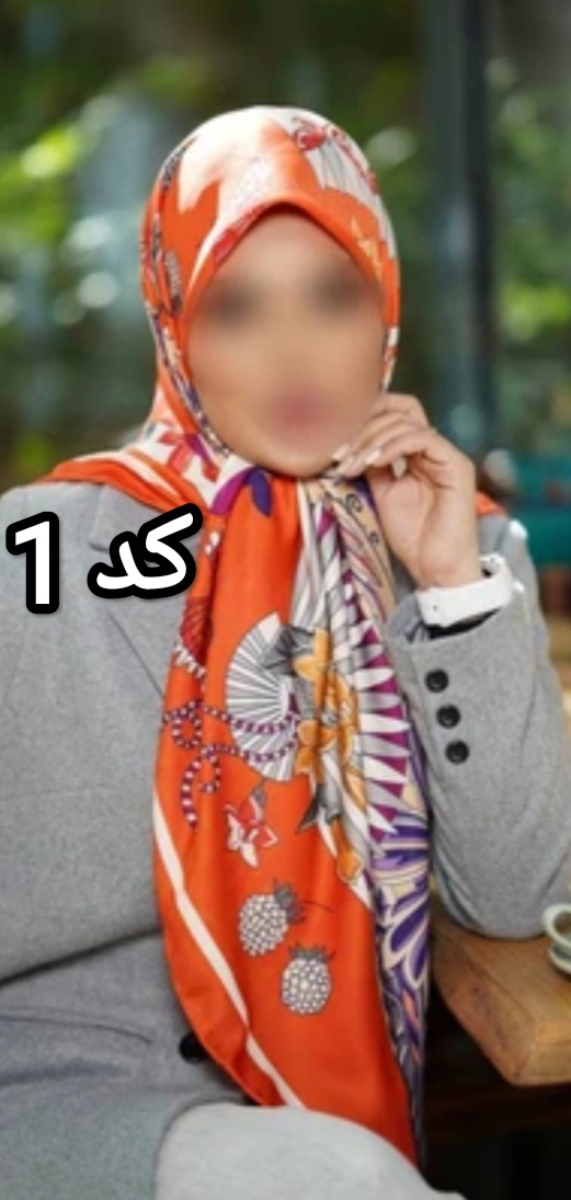 روسری زنانه مجلسی ابریشم توییل قواره حدود135