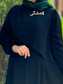 پیراهن عبایی مجلسی زنانه فری سایز تا 44